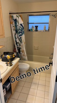 Bathroom remodel - Before and after bathroom remodel. Bathroom remodel - Before and after bathroom remodel.