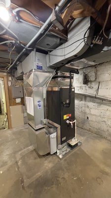 Gas Furnace to Electric Heat Pump Conversion (Energy Star Rated System) - This project was done to help the homeowner improve energy efficiency, reduce long-term costs, and take advantage of available energy tax credits. They understood the higher initial investment and recognized the significant savings and benefits over time. Gas Furnace to Electric Heat Pump Conversion (Energy Star Rated System) - This project was done to help the homeowner improve energy efficiency, reduce long-term costs, and take advantage of available energy tax credits. They understood the higher initial investment and recognized the significant savings and benefits over time.