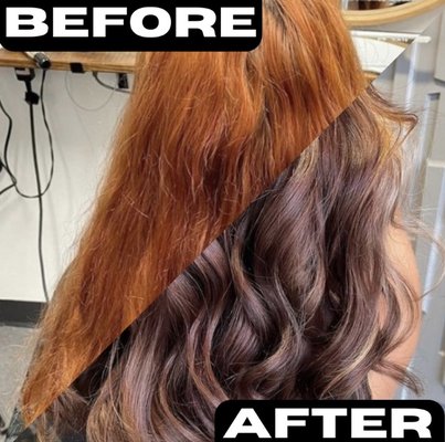 Color Services - I pride myself in my coloring services and color corrections!  I absolutely love doing these to see the transformations and see how happy my clients are to leave the salon looking beautiful.