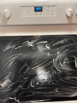 regular stove cleaning removing grease and scale - Clean stove