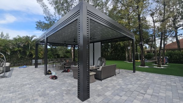 new modern insulated pergola - you want to enjoy your back yard give us a call for a free estimate new modern insulated pergola - you want to enjoy your back yard give us a call for a free estimate