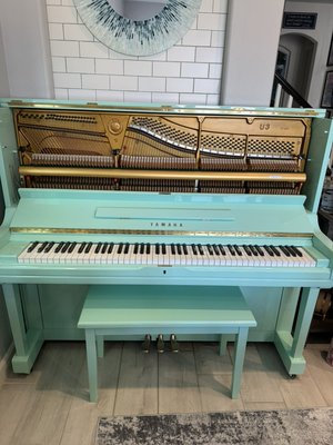 Tuning a Yamaha upright in 2025 - This pitchraise tuning was completed in August 2025. The piano now sounds beautiful. Tuning a Yamaha upright in 2025 - This pitchraise tuning was completed in August 2025. The piano now sounds beautiful.