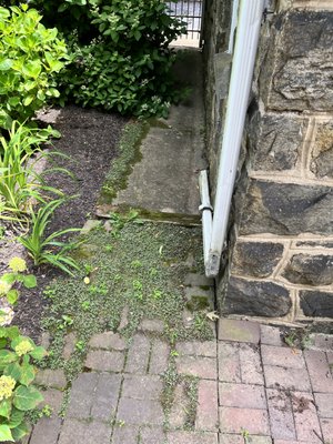 Brick and Concrete Walkway - This was a portion of a brick and concrete walkway job we completed. As you can see in the before and after photos , Brick and Concrete Walkway - This was a portion of a brick and concrete walkway job we completed. As you can see in the before and after photos ,