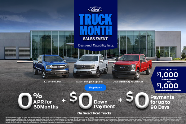 Ford Truck Month - Check out these deals! Ford Truck Month - Check out these deals!