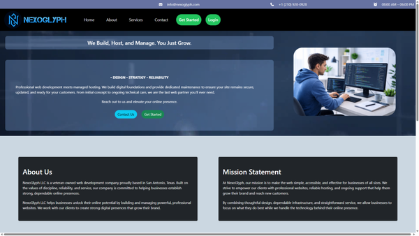 nexoglyph.com - Website for Nexoglyph LLC nexoglyph.com - Website for Nexoglyph LLC