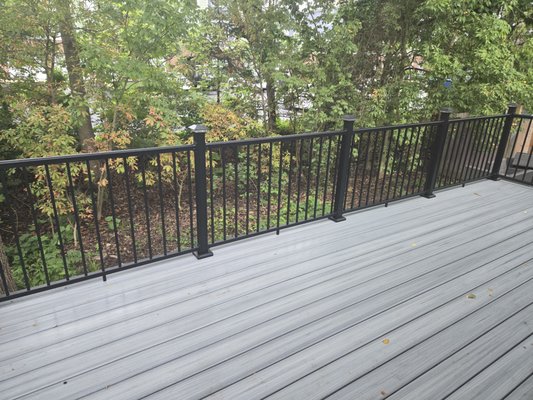 "Fall" in love with your outdoors - This was a deck rebuild that was truly impressive from before and after. Previously an aged wood deck, designed to give as much space as possible, this was a truly fun project.