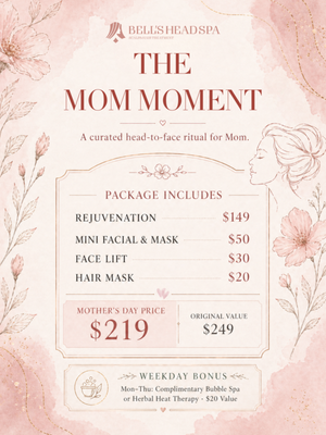 2026 Mother's Day Exclusive - Looking for a meaningful Mother’s Day gift? 🤍
Give her more than flowers — give her time to truly relax, recharge, and feel cared for.
Our Head Spa Gift Cards are a thoughtful way to treat her to the reset she deserves.
Perfect for moms who need a moment to unwind and rest! 2026 Mother's Day Exclusive - Looking for a meaningful Mother’s Day gift? 🤍
Give her more than flowers — give her time to truly relax, recharge, and feel cared for.
Our Head Spa Gift Cards are a thoughtful way to treat her to the reset she deserves.
Perfect for moms who need a moment to unwind and rest!
