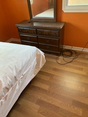 Bedroom Flooring Remodel - This was a bedroom makeover. Installed laminate flooring also interior paint. Bedroom Flooring Remodel - This was a bedroom makeover. Installed laminate flooring also interior paint.