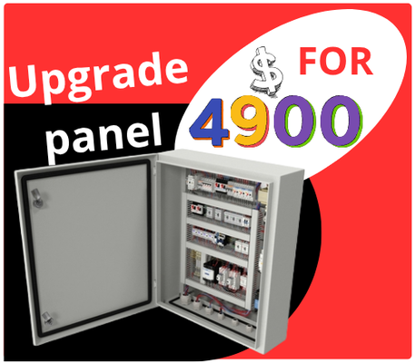 Upgrade panel - 📜 Permitting & Inspection
✅ Obtain necessary permits from the local authority
✅ Coordinate with the utility company for temporary power shutdown (if required)
✅ Schedule and pass city/county electrical inspection after installation

⚡ Electrical Panel Upgrade & Installation

🔍 Site Preparation:
✅ Verify existing electrical system capacity and compatibility
✅ Ensure proper grounding and bonding per NEC code requirements
✅ Protect the work area for safety during the upgrade

🔧 Panel Removal & Replacement:
✅ Safely disconnect and remove the existing electrical panel
✅ Install a new 200A main electrical panel with upgraded bus bars and breaker slots
✅ Install new main breaker and reconfigure sub-panel connections (if applicable)
✅ Replace and label all circuit breakers per electrical code standards
✅ Install a 200A meter socket (if required by the utility provider)

🔌 Service Entrance Upgrade:
✅ Replace service entrance conductors (SE cable or conduit)
✅ Upgrade service mast and weatherhead if overhead service is present
✅ Ensure compliance with the utility provider's specifications

🛡️ Grounding & Bonding:
✅ Install new grounding electrode system (ground rods, bonding jumper, and water pipe grounding if required)
⚡ Install whole-home surge protection device