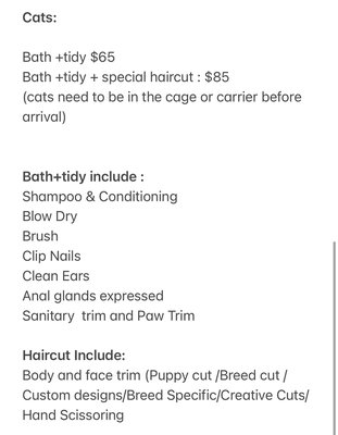 Price List see Photos - price list see photos Price List see Photos - price list see photos