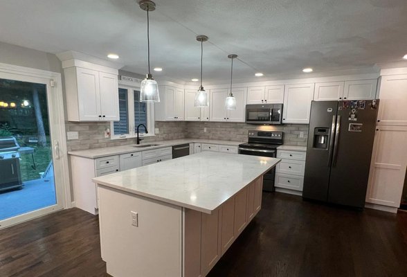 Kitchen Remodeling - The kitchen is one of the most used spaces in any home, and it should work as good as it looks. We design and build kitchens that balance layout, storage, and style, from cabinetry and countertops to lighting and finishes. Whether it’s a full gut renovation or a targeted upgrade, we create spaces that are functional, comfortable, and built to last. Kitchen Remodeling - The kitchen is one of the most used spaces in any home, and it should work as good as it looks. We design and build kitchens that balance layout, storage, and style, from cabinetry and countertops to lighting and finishes. Whether it’s a full gut renovation or a targeted upgrade, we create spaces that are functional, comfortable, and built to last.