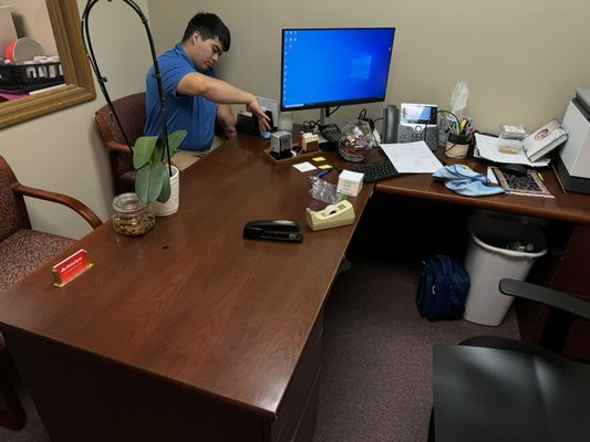 State Farm Office Cleaning - State Farm was happy with personal work done. So decided to bring us in to take care of the office they own in the area.