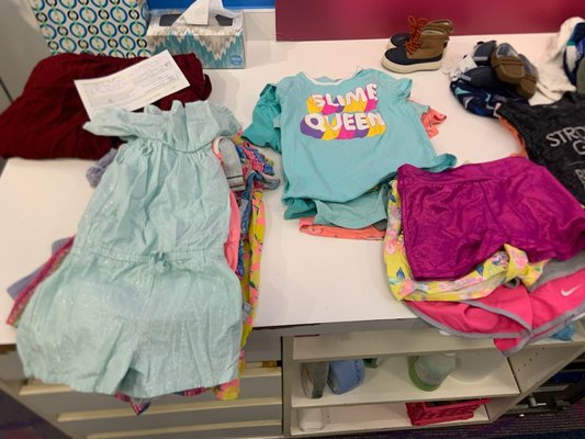 Cash for Clothes - We Buy, Sell & Trade children's clothing, toys and small equipment.  We also carry maternity clothing and accessories as well.