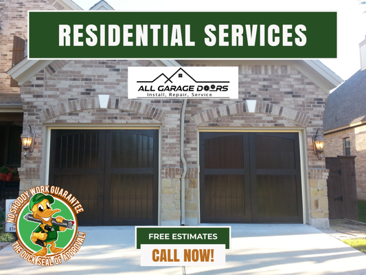 Residential Garage Door Repair & Installation - Thank you for visiting All Garage Doors, LLC on YELP! With 30 years of experience, our team of certified professionals is eager to assist you with all your garage door needs.
Our mission is your 100% satisfaction! With 5-star ratings on Yelp, Google, and Home Advisor (Angi's), much of our business comes from repeat customers and referrals.
The best part of our service is that we diagnose conservatively and offer a no-hidden-fee guarantee. We never add or tack on extra fees, such as fuel or emergency fees.
We believe in the golden rule and full transparency, and we'd appreciate the opportunity to earn your business so you can experience our exceptional 5-star services.
We offer free over-the-phone estimates, so call us now at 737-260-6868. We pride ourselves on making all of your garage door problems go away!
Thank you,
Chris Christie, Owner
All Garage Doors
https://www.AllGarageDoorsLLC.com Residential Garage Door Repair & Installation - Thank you for visiting All Garage Doors, LLC on YELP! With 30 years of experience, our team of certified professionals is eager to assist you with all your garage door needs.
Our mission is your 100% satisfaction! With 5-star ratings on Yelp, Google, and Home Advisor (Angi's), much of our business comes from repeat customers and referrals.
The best part of our service is that we diagnose conservatively and offer a no-hidden-fee guarantee. We never add or tack on extra fees, such as fuel or emergency fees.
We believe in the golden rule and full transparency, and we'd appreciate the opportunity to earn your business so you can experience our exceptional 5-star services.
We offer free over-the-phone estimates, so call us now at 737-260-6868. We pride ourselves on making all of your garage door problems go away!
Thank you,
Chris Christie, Owner
All Garage Doors
https://www.AllGarageDoorsLLC.com
