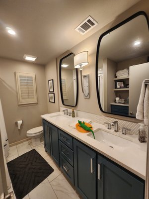 Bathroom Remodel Projects - Bathroom and Kitchen remodels is where you will see the biggest return on investment with your home. Electrical remodels are so much fun and the end result always puts a smile on our face. If you are a homeowner managing your own project or a general contractor needing a quality sub, we have you covered. Reach out today and let's get started!