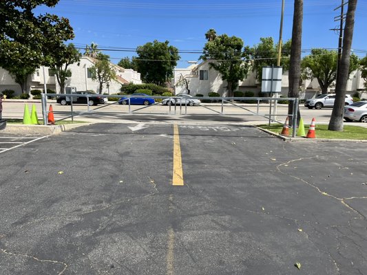 Parking  Lot Gate 2x4 11ga galvanized rectangle frame, 4” O.D. Galvanized Schedule 40 Post, 4 1/2” O.D. Galvanized Schedule 40 Pipe Hinge - Parking lot gates 2x4 rectangle 11ga. Galvanized frame, 4” O.D. Galvanized Schedule 40 post, 4 1/2” O.D. Galvanized Schedule 40 Pipe Hinge