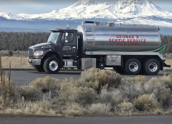 Septic Tank Pumping - George's Septic Tank Service, Inc. has been a reputable provider of comprehensive septic tank services in Central Oregon since 1963.  We cater to residential, commercial, and industrial clients, emphasizing quality, reliability, and customer satisfaction. Our service offerings include septic tank pumping, repairs, maintenance,  Septic Tank inspections, and grease trap pumping