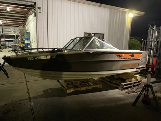 Boat Removal - The original owner of this boat, had just got their hands on a newer boat and didn't know how or where to get rid of this, especially without losing his good trailer it was sitting on. We were able to help this person out by removing the boat on the trailer out of their side yard and to our own shop where we could properly dismantle it for recycling and proper disposal. The trailer was returned within a few hours and the boat off of their property.
Contrary to what a lot of people may think, there are no boat junkyards (unlike for vehicles driven on roadways) and there is no need for a title to be in your name for a boat to be your responsibility. If its on your property, it is your responsibility! All boats have to be cut up in some way shape or form to be taken to an appropriate landfill and the applicable parts recycled in order to be seen as properly disposed of.
We can help take this headache off your hands! Boat Removal - The original owner of this boat, had just got their hands on a newer boat and didn't know how or where to get rid of this, especially without losing his good trailer it was sitting on. We were able to help this person out by removing the boat on the trailer out of their side yard and to our own shop where we could properly dismantle it for recycling and proper disposal. The trailer was returned within a few hours and the boat off of their property.
Contrary to what a lot of people may think, there are no boat junkyards (unlike for vehicles driven on roadways) and there is no need for a title to be in your name for a boat to be your responsibility. If its on your property, it is your responsibility! All boats have to be cut up in some way shape or form to be taken to an appropriate landfill and the applicable parts recycled in order to be seen as properly disposed of.
We can help take this headache off your hands!