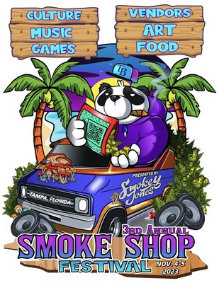 SMOKE SHOP FESTIVAL ’23 - Smoke Shop Festival tickets now on sale at SmokeShopFestival.com
NOVEMBER 4-5 in Tampa, Florida at Water Works Park. “Biggest Lifestyle Event In Florida”!! SMOKE SHOP FESTIVAL ’23 - Smoke Shop Festival tickets now on sale at SmokeShopFestival.com
NOVEMBER 4-5 in Tampa, Florida at Water Works Park. “Biggest Lifestyle Event In Florida”!!