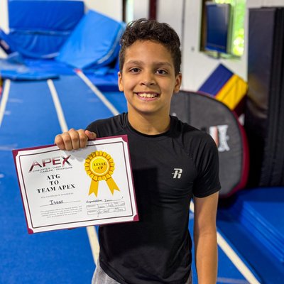 Advanced Training Group (ATG) T&T - Ages 3 and up; Levels 1-4. Advanced Training Group is the Apex Pre-Team. Starting at Level 1, ATG will train to compete several meets per season. This group is by invitation only. Advanced Training Group (ATG) T&T - Ages 3 and up; Levels 1-4. Advanced Training Group is the Apex Pre-Team. Starting at Level 1, ATG will train to compete several meets per season. This group is by invitation only.