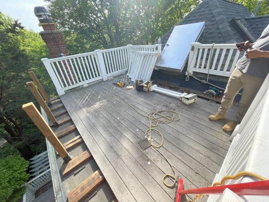Before and after - This renovation was done in a wonderful house that had a deck that was taking away its charm, so my team and I helped put shine back into the house. Before and after - This renovation was done in a wonderful house that had a deck that was taking away its charm, so my team and I helped put shine back into the house.