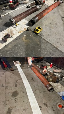 Liner and Drain Cleaning Service - 6 inch Liner performed for Commerical Center and Drain Cleaning Service
