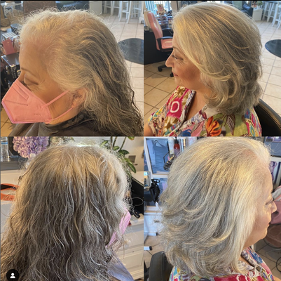 Before & Afters - I always work closely with my clients to create a hairstyle they would feel their best in! Whether you're looking for a subtle change or want to go big & vibrant, I'm your gal! Give me a call or shoot me a text today to book! Before & Afters - I always work closely with my clients to create a hairstyle they would feel their best in! Whether you're looking for a subtle change or want to go big & vibrant, I'm your gal! Give me a call or shoot me a text today to book!