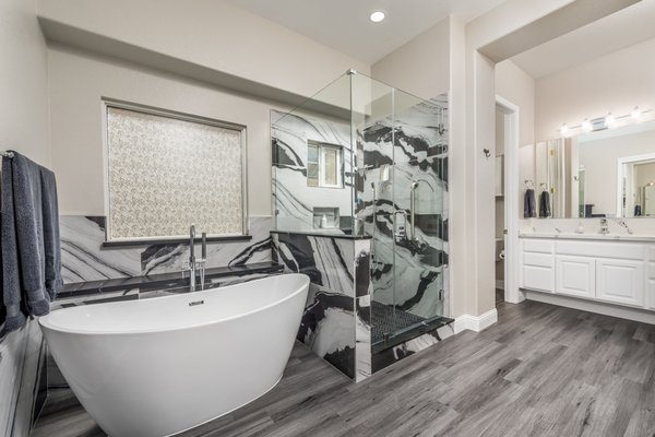 Custom walkin shower with free standing tub ? - Full bathroom renovation