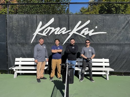 Kona Kai Surveillance & Badge Access Control Project - Kona Kai is a swim and racquet club located in Santa Clara,CA. We replaced there entire analog surveillance system with an IP high definition system. In addition, we replaced there pin code access control system with a badge access control system.