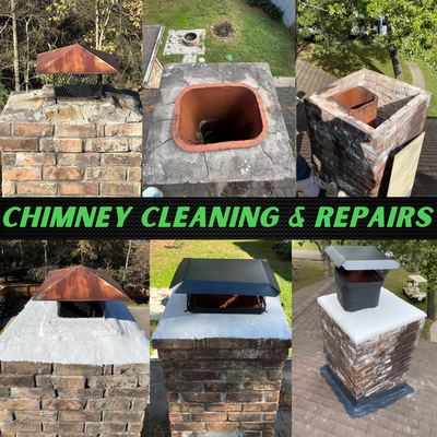 Chimney Repairs/Cleaning - Your chimney is an important ventilation system that allows smoke, toxins, and dangerous fumes to escape the home.
A cleaned and well maintained chimney means a safer, more efficient fireplace. A thorough top to bottom chimney cleaning can help uncover minor repairs before they develop into larger and more expensive chimney repairs. Chimney Repairs/Cleaning - Your chimney is an important ventilation system that allows smoke, toxins, and dangerous fumes to escape the home.
A cleaned and well maintained chimney means a safer, more efficient fireplace. A thorough top to bottom chimney cleaning can help uncover minor repairs before they develop into larger and more expensive chimney repairs.