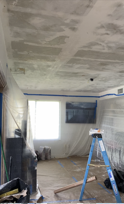 " Living room remodel 2025" - This remodeling was done on a living room with water damage. We patched the ceiling, coated it, and painted it. It was completed on time. Everything was done with attention to detail and cleanliness. " Living room remodel 2025" - This remodeling was done on a living room with water damage. We patched the ceiling, coated it, and painted it. It was completed on time. Everything was done with attention to detail and cleanliness.