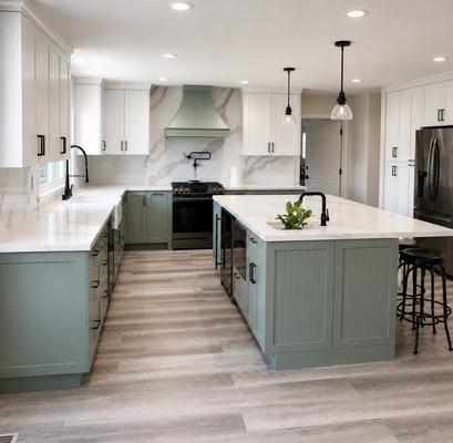 Kitchen Remodel by Vivid Homes, Leading Construction Companies in Burbank, CA - Vivid Homes is proud to showcase a beautifully executed kitchen remodel plus more in the vibrant city of Burbank, CA. This project is a showcase of our expertise as leading remodeling contractors, bringing a vision of modernity and elegance to life.
The heart of this home, the kitchen, has been reimagined with a fusion of classic charm and contemporary design. The fresh, clean lines of the custom cabinetry, paired with the exquisite marble-like countertops, offer a luxurious yet functional space. As a dedicated general contractor, we've incorporated sophisticated lighting fixtures and state-of-the-art appliances to ensure that beauty meets practicality in every detail.
Beyond the kitchen, the flow of the home has been enhanced to create a seamless experience of style and comfort. Our work as contractors is exemplified in the thoughtful integration of living spaces that cater to both entertainment and relaxation.
This project is just one example of why Vivid Homes stands out among construction companies. Our commitment to quality as bathroom remodel contractors extends through every project we undertake, whether it's a kitchen remodel or a comprehensive home renovation.
Our team of general contractors and home remodeling experts in Burbank, CA, are dedicated to transforming houses into dream homes with meticulous attention to detail and a personalized approach to each client's unique needs.
Let Vivid Homes redefine your living space with unrivaled craftsmanship and design. Contact us today to start your home transformation journey in Burbank, CA. Whether you desire a kitchen remodel or a full home renovation, we are the contractors who bring dreams to life. Your ideal home awaits—let’s build it together with Vivid Homes. Kitchen Remodel by Vivid Homes, Leading Construction Companies in Burbank, CA - Vivid Homes is proud to showcase a beautifully executed kitchen remodel plus more in the vibrant city of Burbank, CA. This project is a showcase of our expertise as leading remodeling contractors, bringing a vision of modernity and elegance to life.
The heart of this home, the kitchen, has been reimagined with a fusion of classic charm and contemporary design. The fresh, clean lines of the custom cabinetry, paired with the exquisite marble-like countertops, offer a luxurious yet functional space. As a dedicated general contractor, we've incorporated sophisticated lighting fixtures and state-of-the-art appliances to ensure that beauty meets practicality in every detail.
Beyond the kitchen, the flow of the home has been enhanced to create a seamless experience of style and comfort. Our work as contractors is exemplified in the thoughtful integration of living spaces that cater to both entertainment and relaxation.
This project is just one example of why Vivid Homes stands out among construction companies. Our commitment to quality as bathroom remodel contractors extends through every project we undertake, whether it's a kitchen remodel or a comprehensive home renovation.
Our team of general contractors and home remodeling experts in Burbank, CA, are dedicated to transforming houses into dream homes with meticulous attention to detail and a personalized approach to each client's unique needs.
Let Vivid Homes redefine your living space with unrivaled craftsmanship and design. Contact us today to start your home transformation journey in Burbank, CA. Whether you desire a kitchen remodel or a full home renovation, we are the contractors who bring dreams to life. Your ideal home awaits—let’s build it together with Vivid Homes.