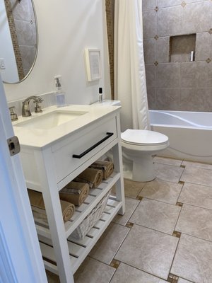 Bathrooms - Our bathroom cleaning checklist is included. We are always willing to discuss offering additions to cleanings if your needs require anything not covered by our standard procedure!