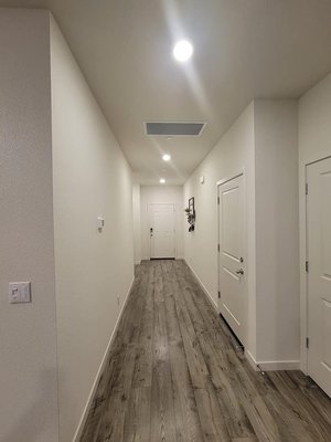New wire quiet cool whole house fan & New wire flood light - New wire quiet cool whole house fan