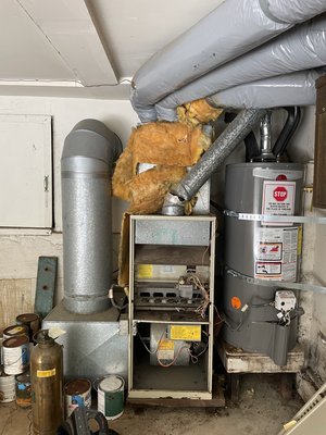 Heater and ac installation - We replaced a old furnace with no air conditioning, installed a new furnace & brand new air conditioner Heater and ac installation - We replaced a old furnace with no air conditioning, installed a new furnace & brand new air conditioner