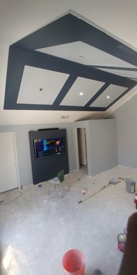 studio remodel - This client wanted to remodel their studio space without sacrificing the open feel of the vaulted ceiling. To maintain that spacious look, we incorporated a custom ceiling design that complemented the existing architecture while adding visual interest.
The renovation also included a privacy wall to create separation in front of the restroom and a custom TV niche for a clean, built-in entertainment setup.
A functional upgrade that improved privacy, organization, and aesthetics while preserving the character of the space. studio remodel - This client wanted to remodel their studio space without sacrificing the open feel of the vaulted ceiling. To maintain that spacious look, we incorporated a custom ceiling design that complemented the existing architecture while adding visual interest.
The renovation also included a privacy wall to create separation in front of the restroom and a custom TV niche for a clean, built-in entertainment setup.
A functional upgrade that improved privacy, organization, and aesthetics while preserving the character of the space.