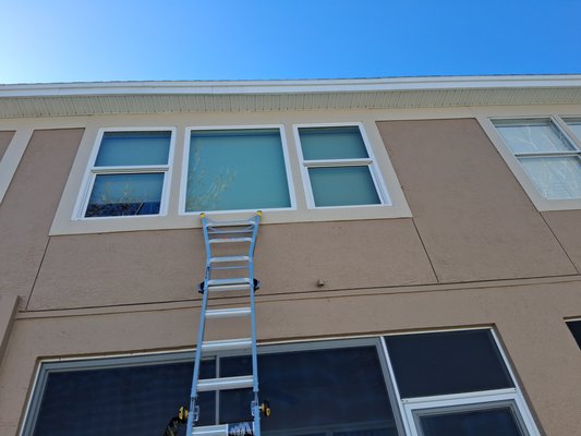window washing - we do beautiful window washing so you do ever have to pull out your ladder let us do the work for you