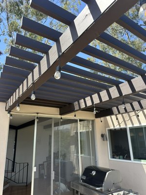Patio light installation - Fast light installation only 4 u 🫶 Patio light installation - Fast light installation only 4 u 🫶