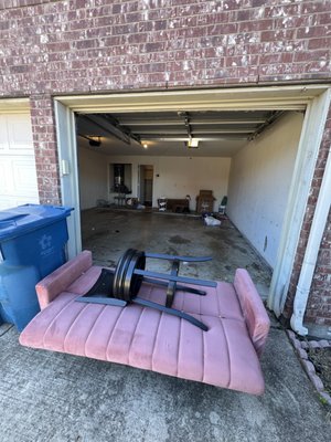 Garage Cleanout - Another successful garage cleanout! No matter the size of the project—whether it’s a single-item pickup or an entire house cleanout—we’re here to help. At Kick It Junk Removal, no job is too small or too big. Let us handle the heavy lifting for you! Garage Cleanout - Another successful garage cleanout! No matter the size of the project—whether it’s a single-item pickup or an entire house cleanout—we’re here to help. At Kick It Junk Removal, no job is too small or too big. Let us handle the heavy lifting for you!