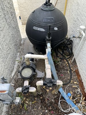 Remove old system and install new - This was a removal and installation of old to new equipment and a drain and chlorine wash. Remove old system and install new - This was a removal and installation of old to new equipment and a drain and chlorine wash.