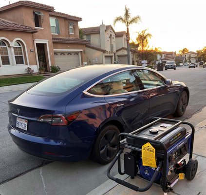 Onsite Recharge Sessions. - Many people lose track of the charge level of their EV vehicle. Many of EV cars cannot be towed by normal means. In some cases, the only way to get going again is to get a partial charge to get back on the road. Onsite Recharge Sessions. - Many people lose track of the charge level of their EV vehicle. Many of EV cars cannot be towed by normal means. In some cases, the only way to get going again is to get a partial charge to get back on the road.