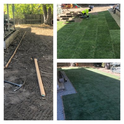 Sod installation and Lawn Services - This projects were done in a sale house and the other in a brand new house
First project took 8 days and second project 7 days
It all depends in what needs to be done Sod installation and Lawn Services - This projects were done in a sale house and the other in a brand new house
First project took 8 days and second project 7 days
It all depends in what needs to be done