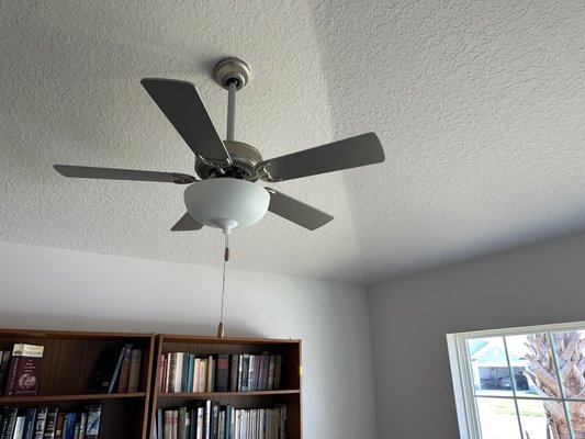 Fan UPGRADE! - New fan installation! Worked with the costumer to pick out the fans that best fit there wants/needs. Fan UPGRADE! - New fan installation! Worked with the costumer to pick out the fans that best fit there wants/needs.