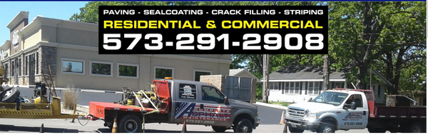 We Bring Integrity To The Surface! - Complete Asphalt Maintenance has been in business for over 15 years providing top-quality concrete and asphalt maintenance and repair services to Camdenton, Lake Ozark, Rolla Missouri and more.
We are fully-insured, offer free on-site estimates, guarantee our work, and will happily provide loads of references from long-term satisfied customers upon request. We Bring Integrity To The Surface! - Complete Asphalt Maintenance has been in business for over 15 years providing top-quality concrete and asphalt maintenance and repair services to Camdenton, Lake Ozark, Rolla Missouri and more.
We are fully-insured, offer free on-site estimates, guarantee our work, and will happily provide loads of references from long-term satisfied customers upon request.
