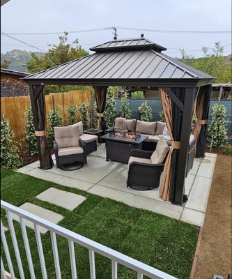 Princeton Project - Moorpark - Complete backyard makeover for our client just in time for Summer evenings by the firepit! Princeton Project - Moorpark - Complete backyard makeover for our client just in time for Summer evenings by the firepit!