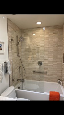 Shower remodel - The customer wanted a new tub /tile shower