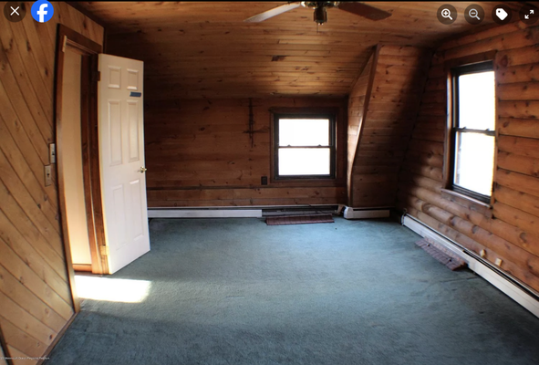 Drywall install and paint - This single room was split into 2 rooms to make this log cabin go from a 2 bedroom to a 3 bedroom. The project required removal of carpet, floor refinishing, framing and drywall installation, and painting Drywall install and paint - This single room was split into 2 rooms to make this log cabin go from a 2 bedroom to a 3 bedroom. The project required removal of carpet, floor refinishing, framing and drywall installation, and painting