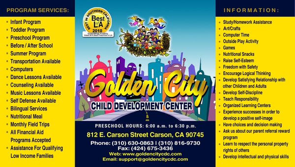 Now Enrolling - Golden City is now Enrolling.