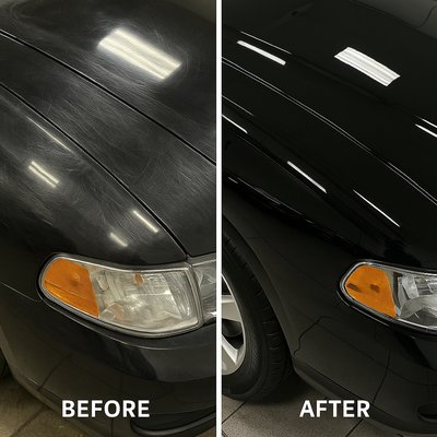 Full Transformation Detail - This full-service detail included a deep interior cleaning and a full exterior restoration. We removed heavy stains, dirt, and dust from the interior, leaving every surface spotless and fresh. On the outside, we corrected dull, scratched paint and restored hazy headlights to crystal clarity, bringing the car back to a showroom finish. Full Transformation Detail - This full-service detail included a deep interior cleaning and a full exterior restoration. We removed heavy stains, dirt, and dust from the interior, leaving every surface spotless and fresh. On the outside, we corrected dull, scratched paint and restored hazy headlights to crystal clarity, bringing the car back to a showroom finish.