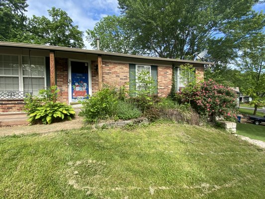 City ordinance violation. - Front yard reno. City ordinance violation. - Front yard reno.